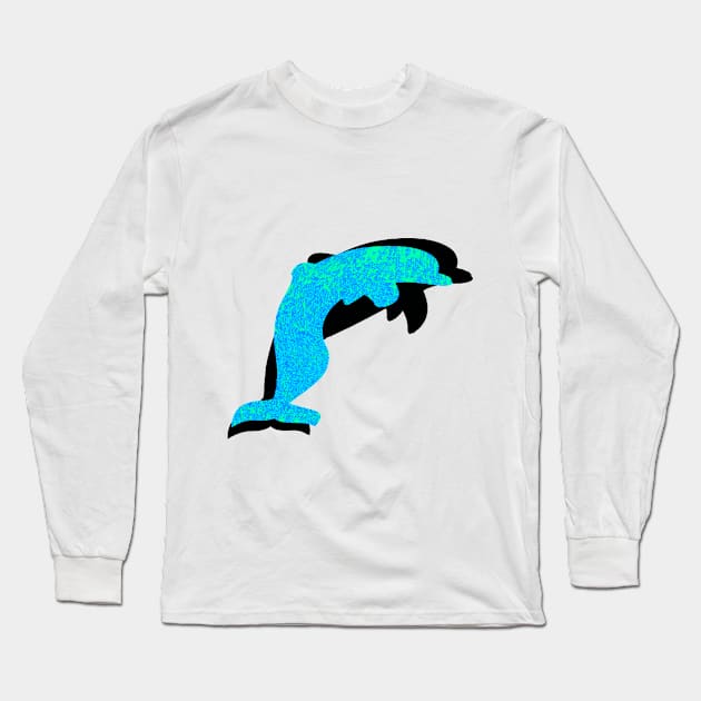 Dolphin Reflected Long Sleeve T-Shirt by AROJA